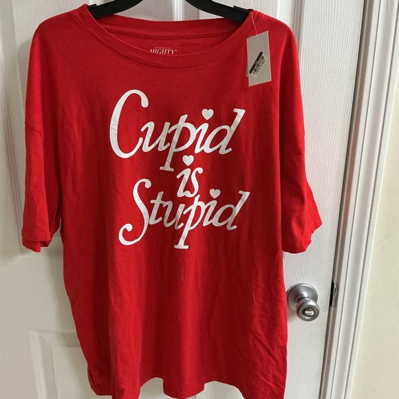 Mighty Fine Red Graphic Skirt - Picture 1 of 1